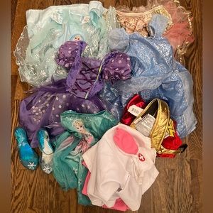 Costume Bundle: Wonder Woman, Disney Frozen & Cinderella, Doctor, Fairy, Dancer